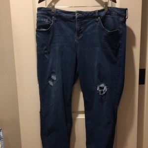 TORRID distressed Skinny stretchy denim Jeans women’s Plus size 22R